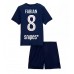 Maillot de foot Paris Saint-Germain Fabian Ruiz #8 Domicile vêtements enfant 2025-26 Manches Courtes (+ pantalon court)